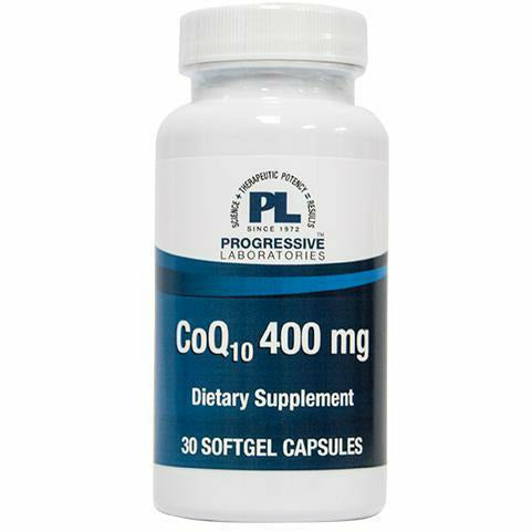 Progressive Labs, CoQ10 w/Rice Bran Oil 400 mg 30 gels