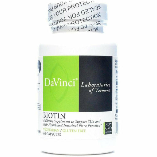 DaVinci Labs Biotin, 60 capsules, front of bottle