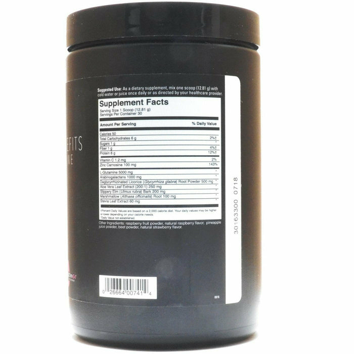 DaVinci Labs G.I. Benefits 30 servings supplement facts label