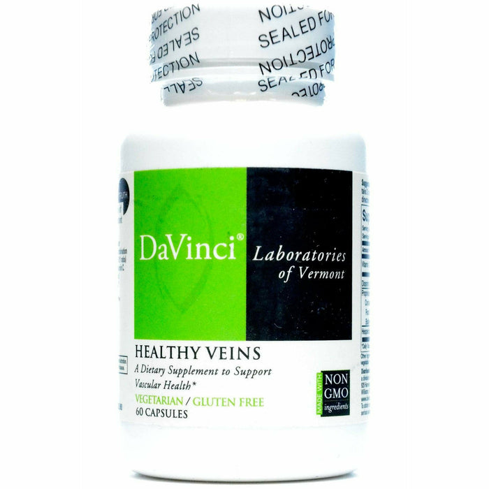 DaVinci Labs Healthy Veins, 60 veg capsules, front of bottle
