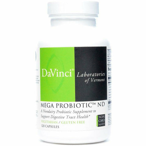 DaVinci Labs Mega Probiotic-ND, 120 veg capsules, front of bottle