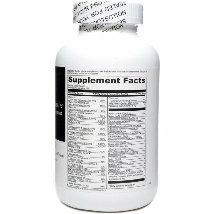 DaVinci Labs Spectra Woman 240 tablets supplement facts label