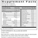 Super CellZyme 90 caps by Transformation Enzyme Supplement Facts Label