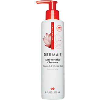 Derma E Anti-Wrinkle Cleanser, 6 fl oz, front of bottle