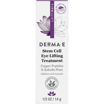 Derma E Stem Cell Eye Lifting Treatment, 0.5 oz, front of box