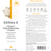 Derma E Vitamin C Brightening Cleanser 6 fl oz full label