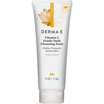 Derma E Vitamin C Facial Cleansing Paste, 4 oz, front of tube