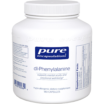Pure Encapsulations, DL-Phenylalanine 500 mg 180 capsules