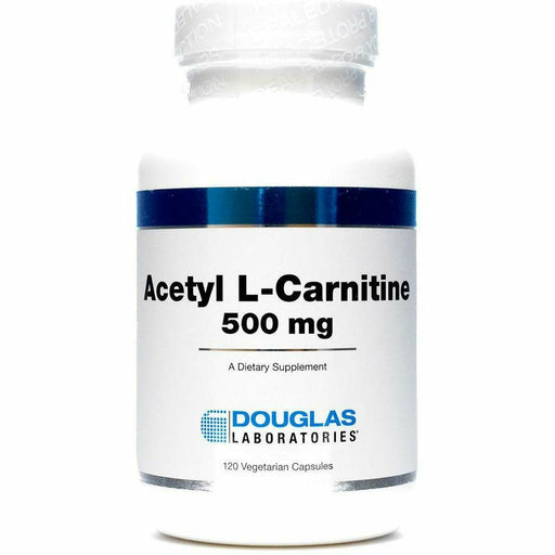 Douglas Labs Acetyl L-Carnitine 500 mg, 120 veg capsules, front of bottle