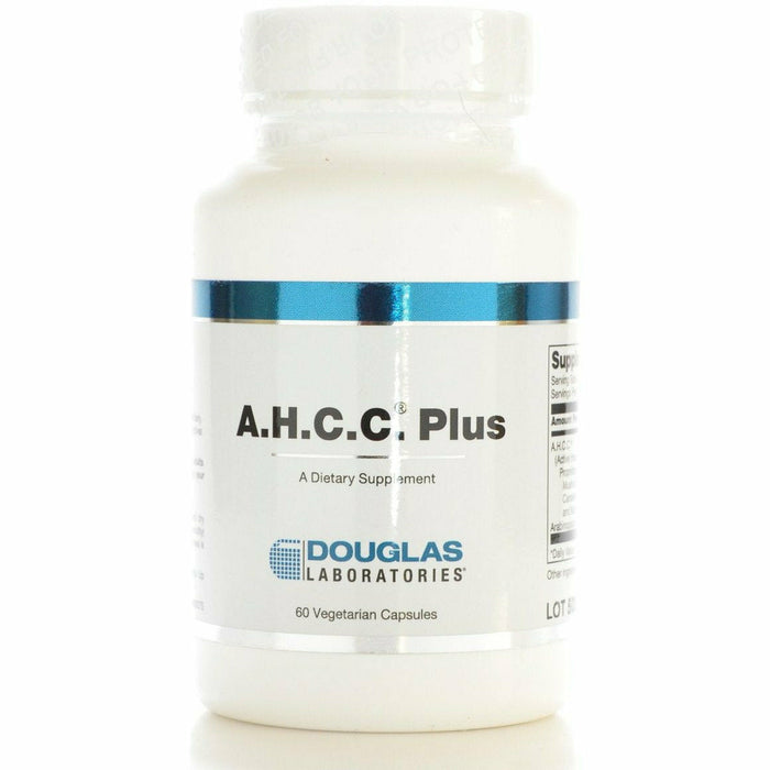 Douglas Labs AHCC Plus, 60 veg capsules, front of bottle
