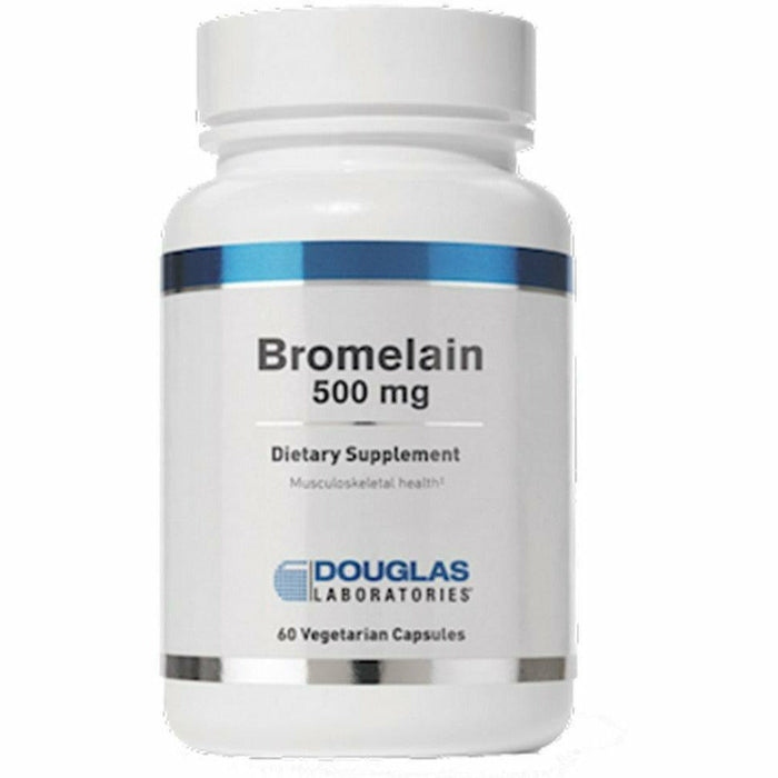 Douglas Labs Bromelain 500 mg, 60 capsules, front of bottle