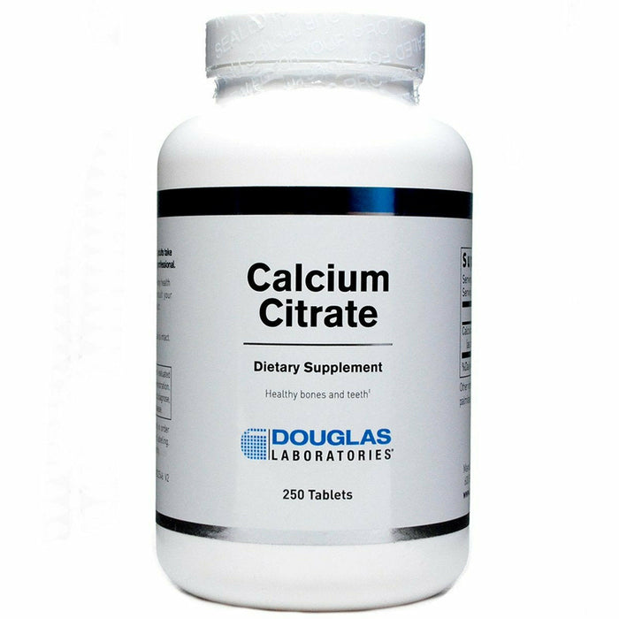 Douglas Labs Calcium Citrate 250 mg, 250 tablets, front of bottle