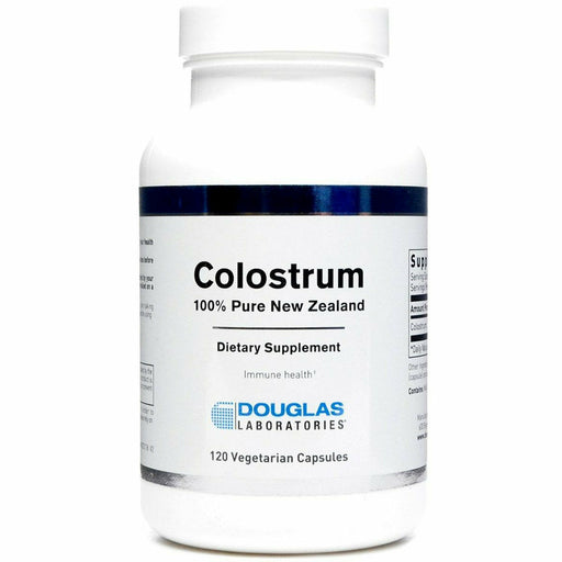 Douglas Labs Colostrum, 120 veg capsules, front of bottle