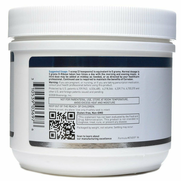 Douglas Labs Corvalen Ribose 56 servings suggested use label