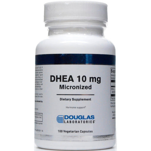 Douglas Labs DHEA 10 mg, 100 capsules, front of bottle