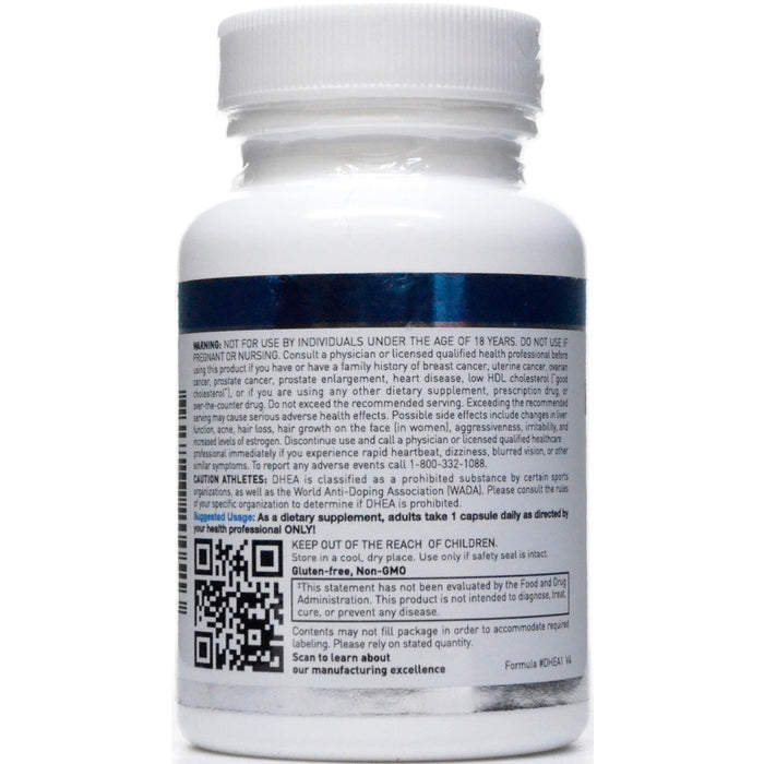 Douglas Labs DHEA 10 mg 100 capsules suggested use label