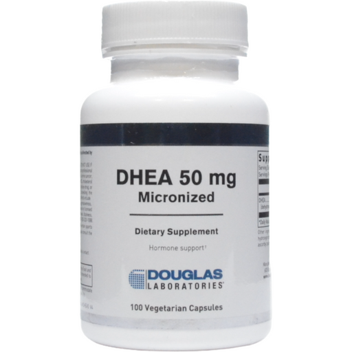 Douglas Labs DHEA 50 mg, 100 capsules, front of bottle