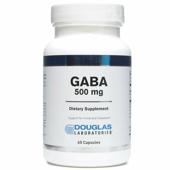 Douglas Labs GABA 500 mg, 60 capsules, front of bottle