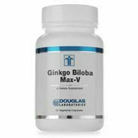 Douglas Labs Ginkgo Biloba Max-V, 60 veg capsules, front of bottle