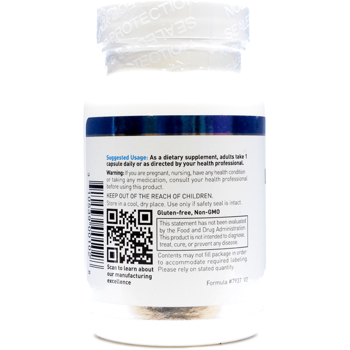 Douglas Labs L-Methionine 500 mg 60 capsules suggested use label