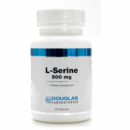 Douglas Labs L-Serine 500 mg, 60 capsules, front of bottle