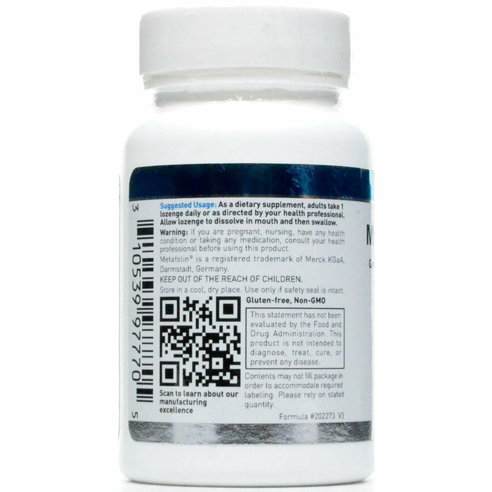 Douglas Labs Methyl B12 Plus 90 lozenges suggested use label
