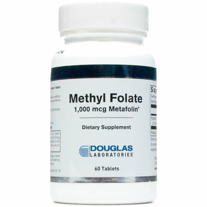 Douglas Labs Methyl Folate L-5-MTHF, 60 tablets, front of bottle