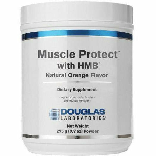 Douglas Labs Muscle Protect with HMB, 30 servings, front of tub