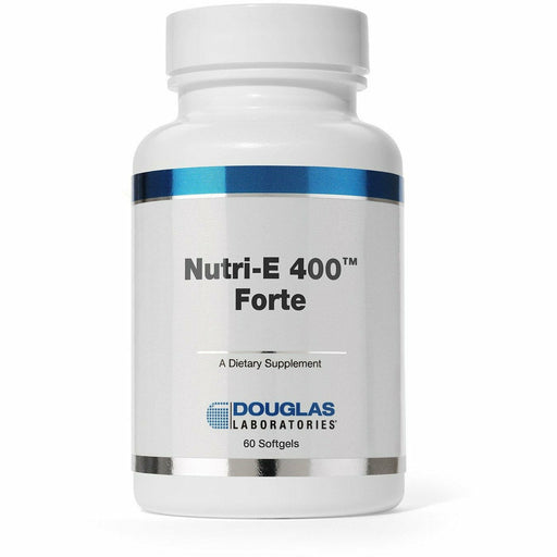 Douglas Labs Nutri E-400 Forte, 60 softgels, front of bottle