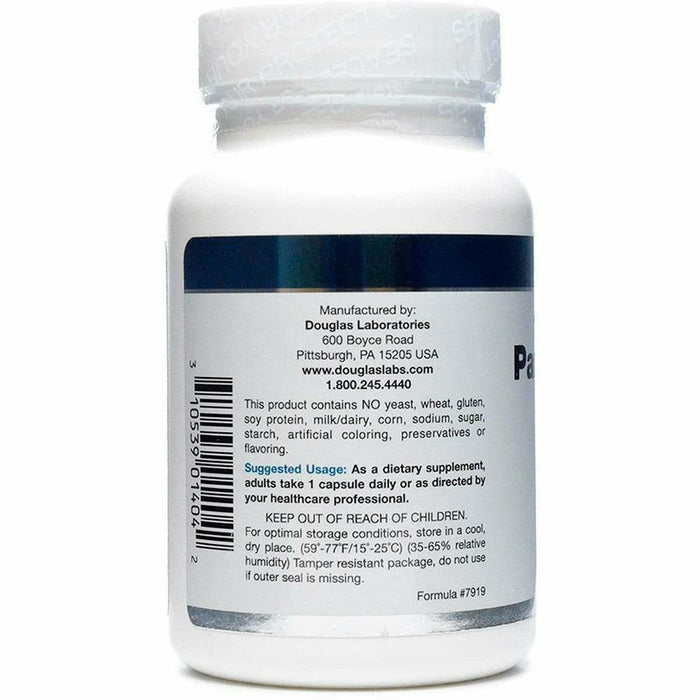 Douglas Labs Pantothenic Acid 500 mg 100 capsules suggested use label