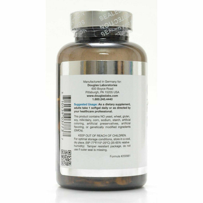 Douglas Labs QUELL Fish Oil EPA/DHA Plus D suggested use label