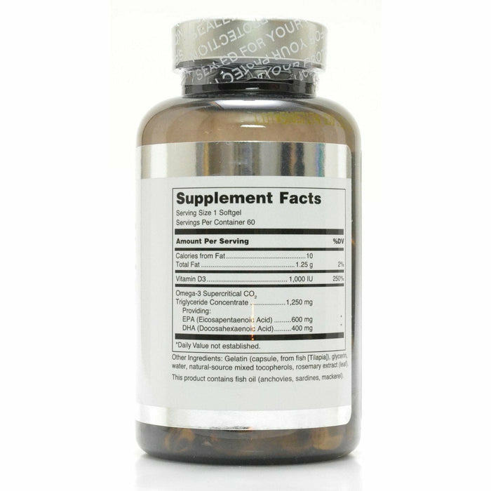Douglas Labs QUELL Fish Oil EPA/DHA Plus D supplement facts label