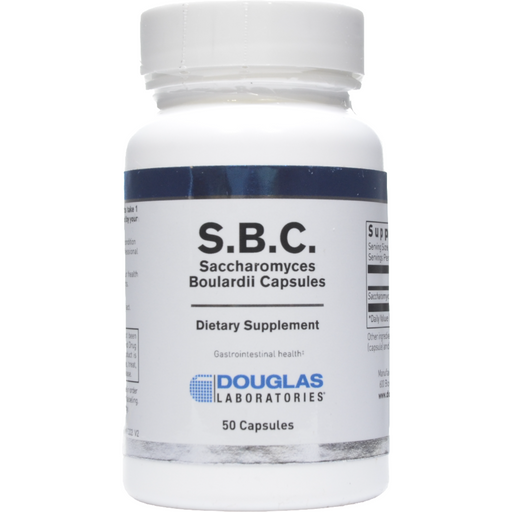 Douglas Labs S.B.C. (Saccharomyces Boulardii), 50 capsules, front of bottle