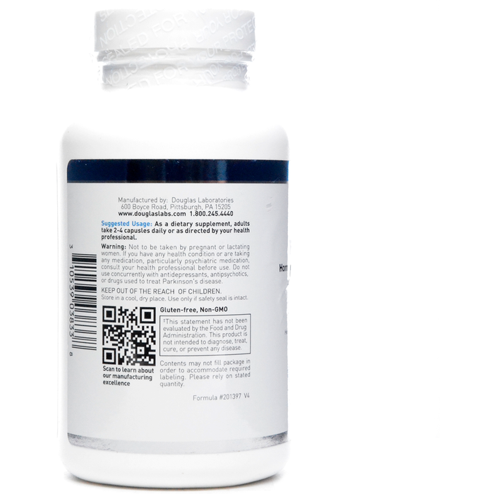 Douglas Labs Testo-Gain 120 capsules suggested use label