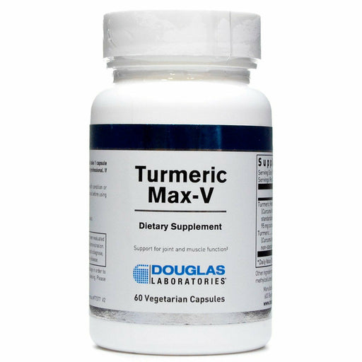 Douglas Labs Turmeric Max-V 100 mg, 60 veg capsules, front of bottle