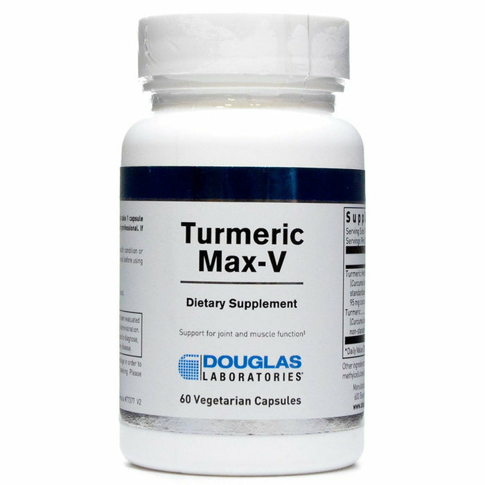 Douglas Labs Turmeric Max-V 100 mg, 60 veg capsules, front of bottle