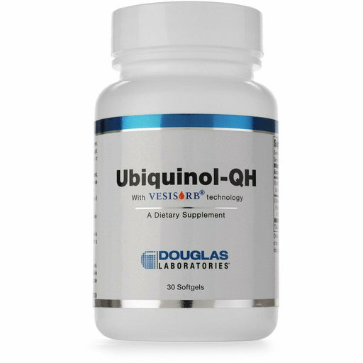 Douglas Labs Ubiquinol-QH, 30 softgels, front of bottle