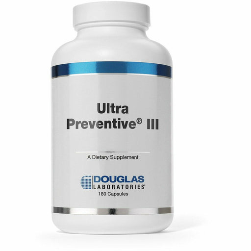 Douglas Labs Ultra Preventive III Capsules, 180 capsules, front of bottle