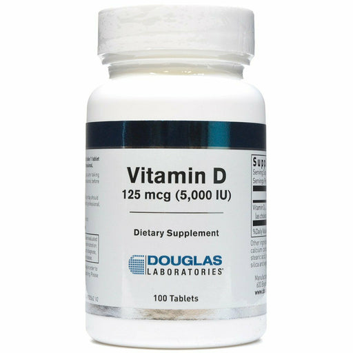 Douglas Labs Vitamin D 5,000 IU, 100 tablets, front of bottle