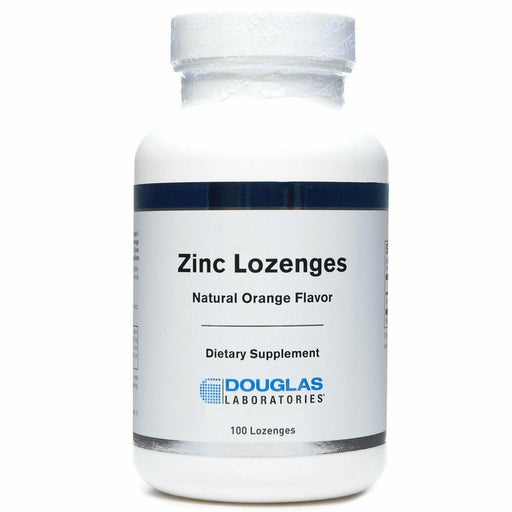 Douglas Labs Zinc Lozenges 10 mg, 100 lozenges, front of bottle