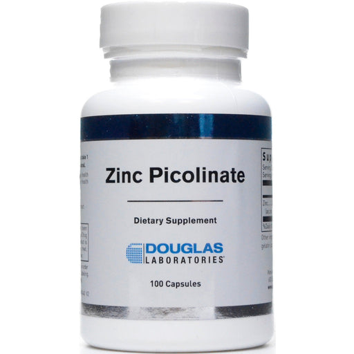 Douglas Labs Zinc Picolinate 50 mg, 100 capsules, front of bottle