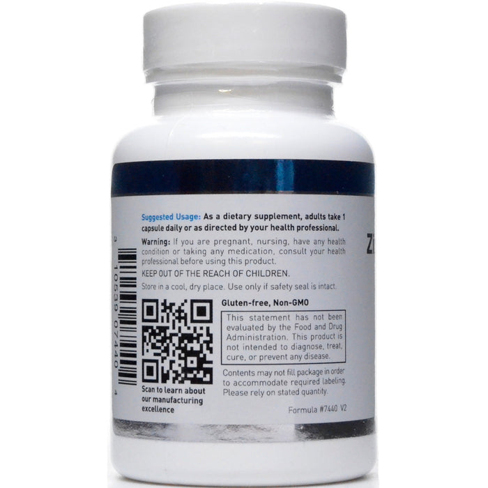 Douglas Labs Zinc Picolinate 50 mg 100 capsules suggested use label