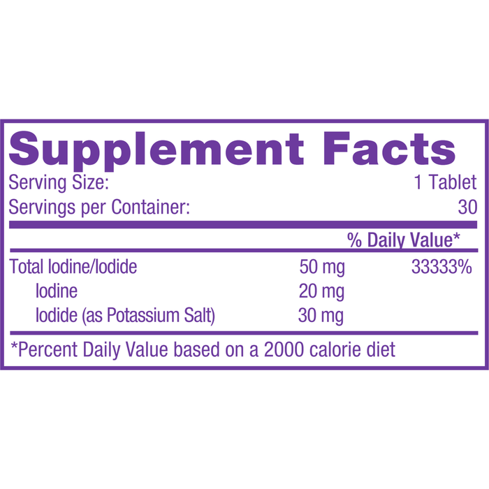 50 mg iodine supplement deals