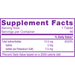 Iodoral 12.5 mg 90 tabs by Optimox Supplement Facts Label