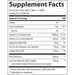 Liquid Immunity+ 30 fl oz by Trace Minerals Research Supplement Facts Label