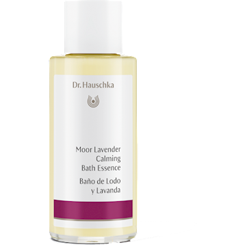 Dr. Hauschka Moor Lavender Calming Bath Essence, 3.4 fl oz, front of bottle