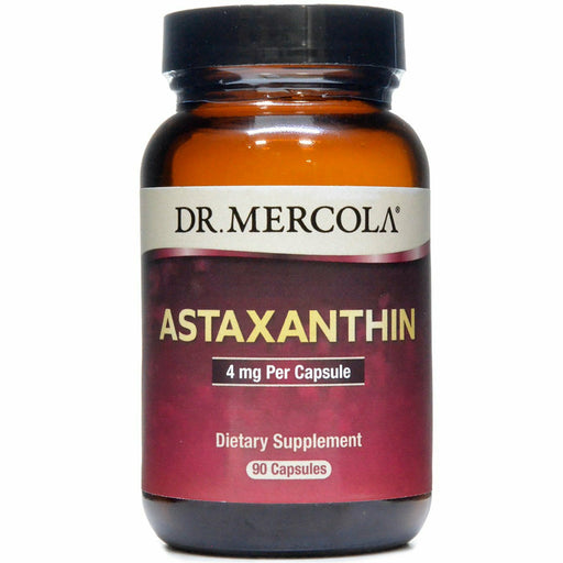 Dr. Mercola Astaxanthin 12 mg, 30 capsules, front of bottle