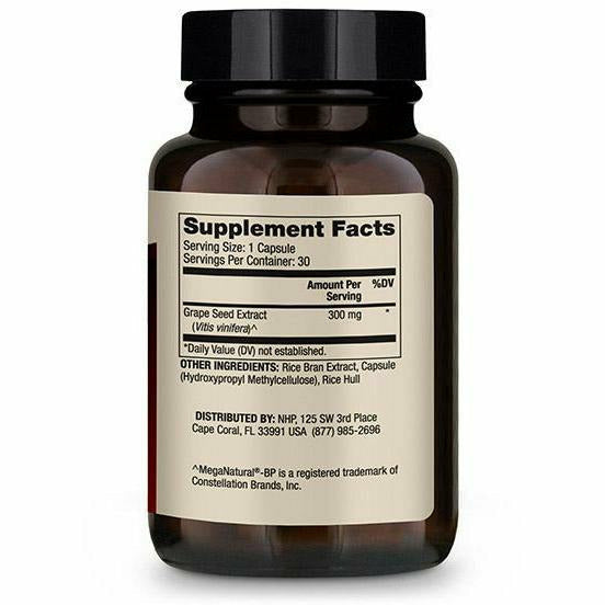 Dr. Mercola Blood Pressure Support 30 capsules supplement facts label