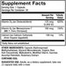 Dr. Mercola Calcium with Vitamins D3 & K2 30 capsules supplement facts panel, close-up