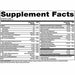 Dr. Mercola Chewable Multivitamin for Kids 60 tablets supplement facts panel, close-up